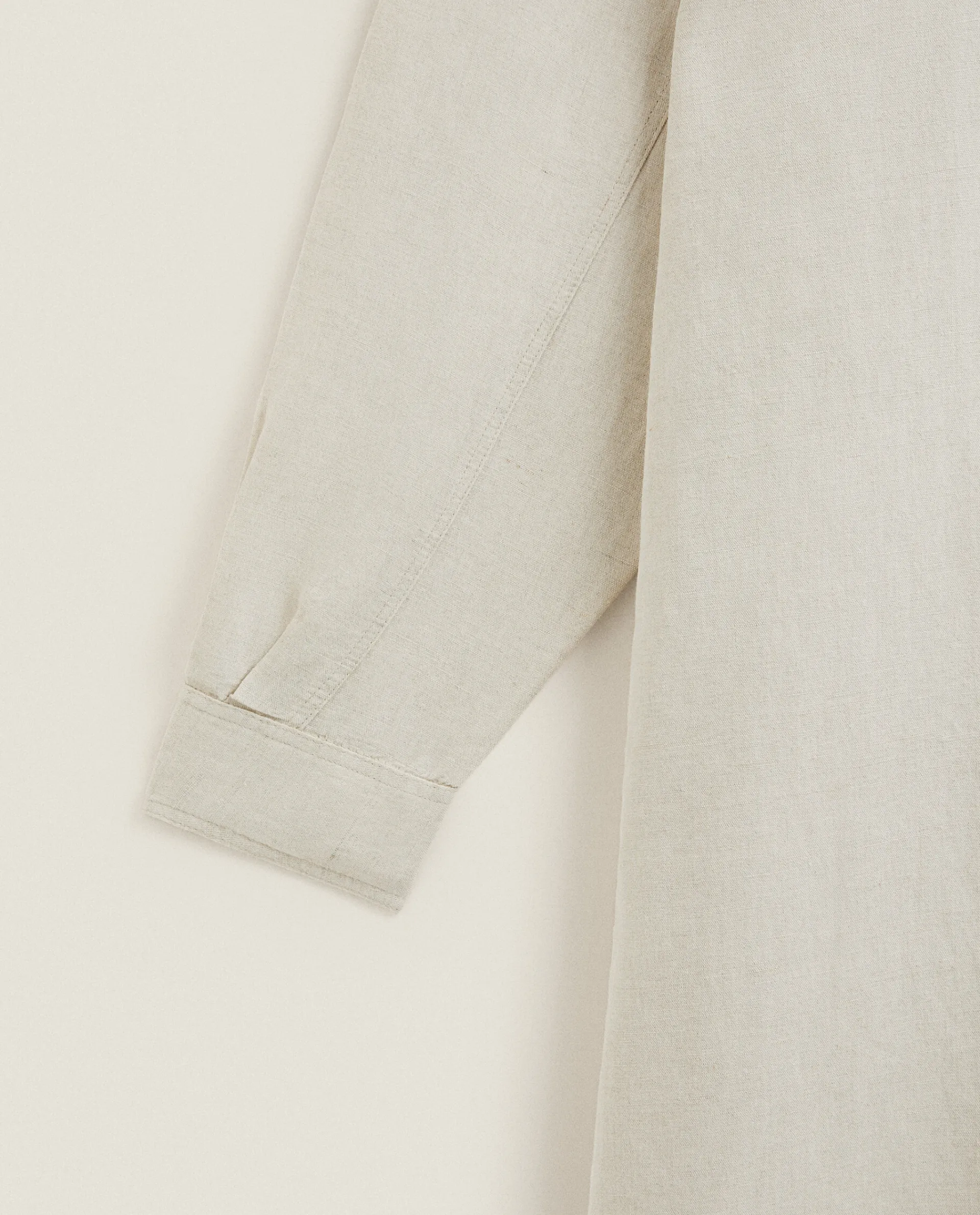 Beachwear*ZARA Home Shirt Dress Natural Colour