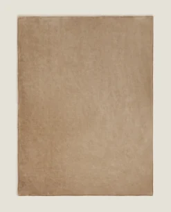 Blankets*ZARA Home Short Faux Fur Blanket Beige