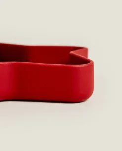 Kids*ZARA Home Silicone Christmas Star Plate Green