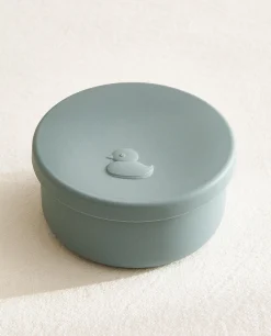 Mealtime*ZARA Home Silicone Food Container Green