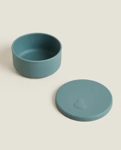 Mealtime*ZARA Home Silicone Food Container Green