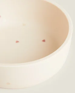 Mealtime*ZARA Home Silicone Heart Bowl Pink