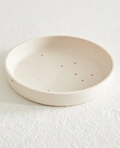 Mealtime*ZARA Home Silicone Heart Plate Pink