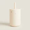 Mealtime*ZARA Home Silicone Heart Tumbler With Straw Pink