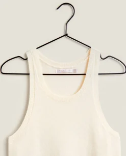 Nightdresses*ZARA Home Sleeveless Cashmere Dress Cream