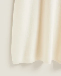 Nightdresses*ZARA Home Sleeveless Cashmere Dress Cream