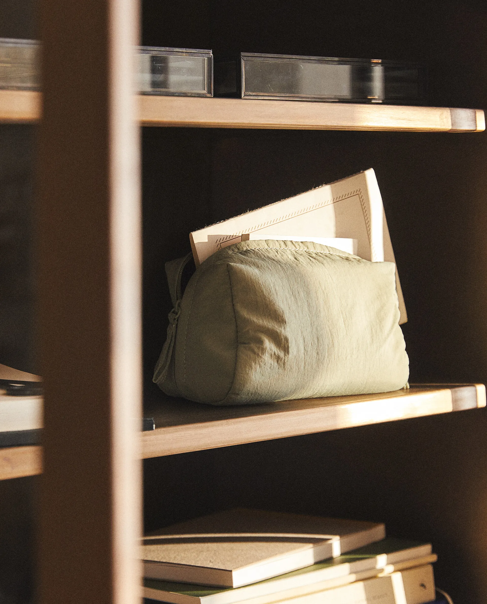 Personalization*ZARA Home Small Technical Fabric Toiletry Bag 1-035