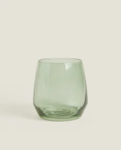 Tumblers*ZARA Home Smooth Glass Tumbler Green
