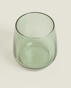 Tumblers*ZARA Home Smooth Glass Tumbler Green