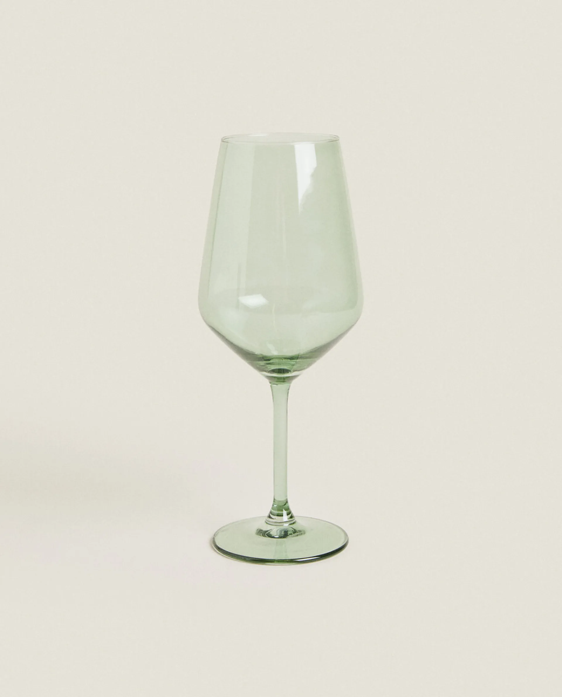 Glasses And Flutes*ZARA Home Smooth Wine Glass Green