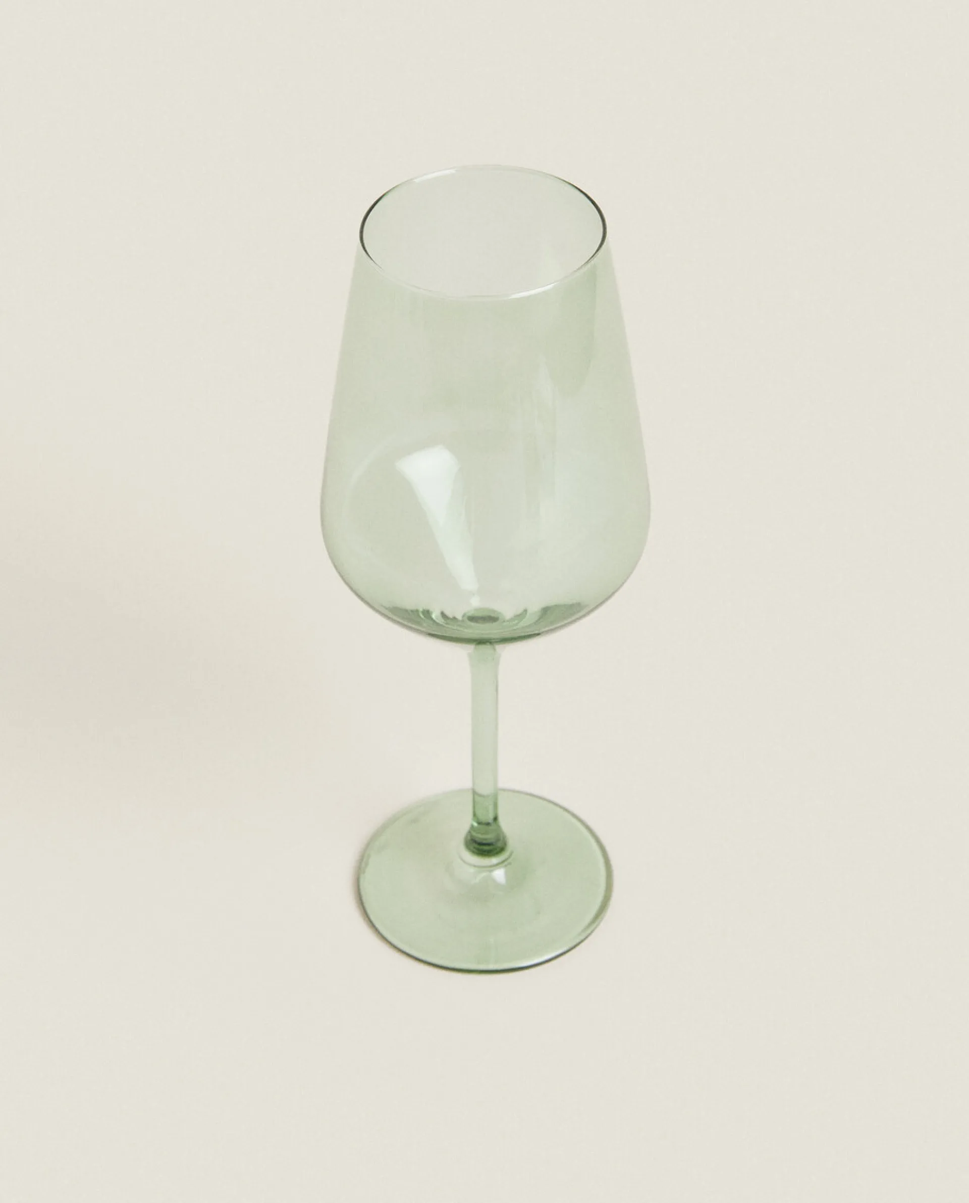 Glasses And Flutes*ZARA Home Smooth Wine Glass Green