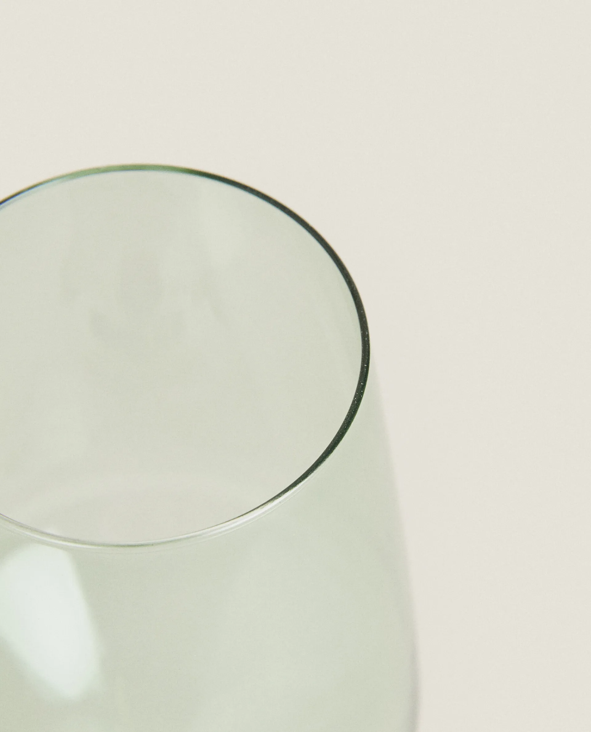 Glasses And Flutes*ZARA Home Smooth Wine Glass Green