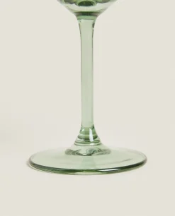 Glasses And Flutes*ZARA Home Smooth Wine Glass Green