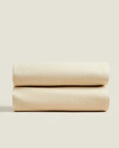 Blankets*ZARA Home Soft Blanket Natural Colour