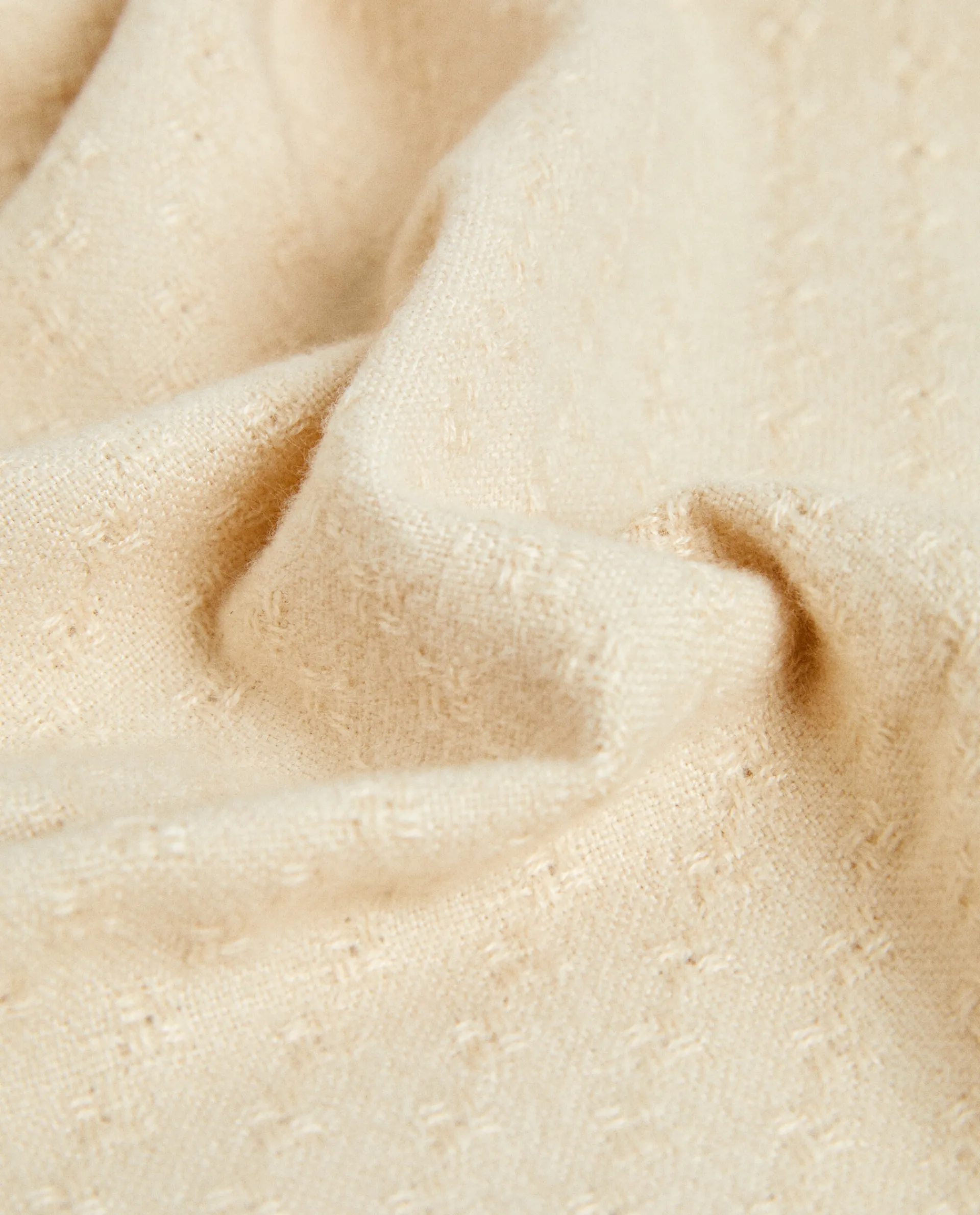 Blankets*ZARA Home Soft Blanket Natural Colour