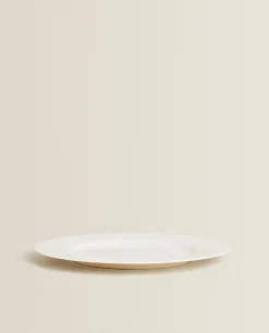 Dinner Plates*ZARA Home Solid Bone China Dinner Plate White