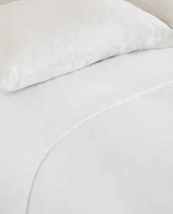 Bedspreads*ZARA Home Solid Color Cotton Bedspread White