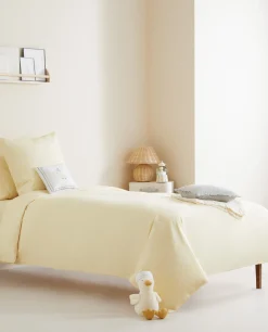Duvet Covers*ZARA Home Solid Color Cotton Duvet Cover Yellow
