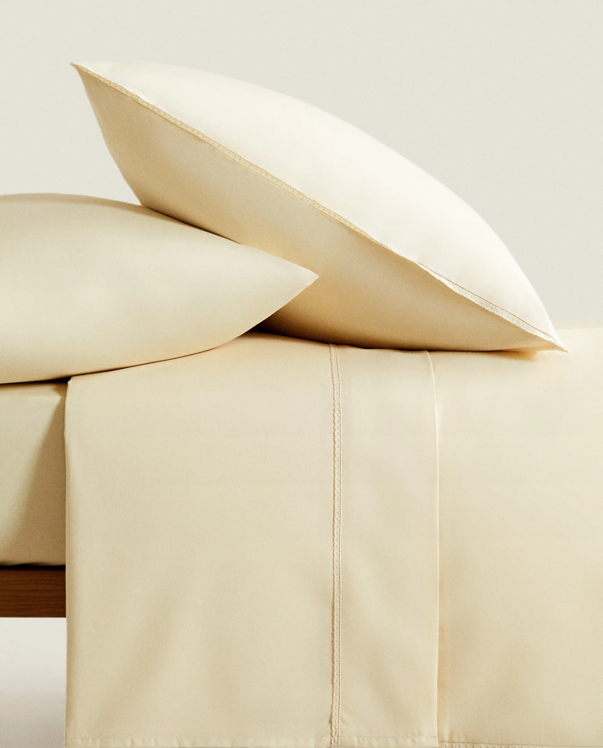 Duvet Covers*ZARA Home Solid Color Cotton Duvet Cover Yellow