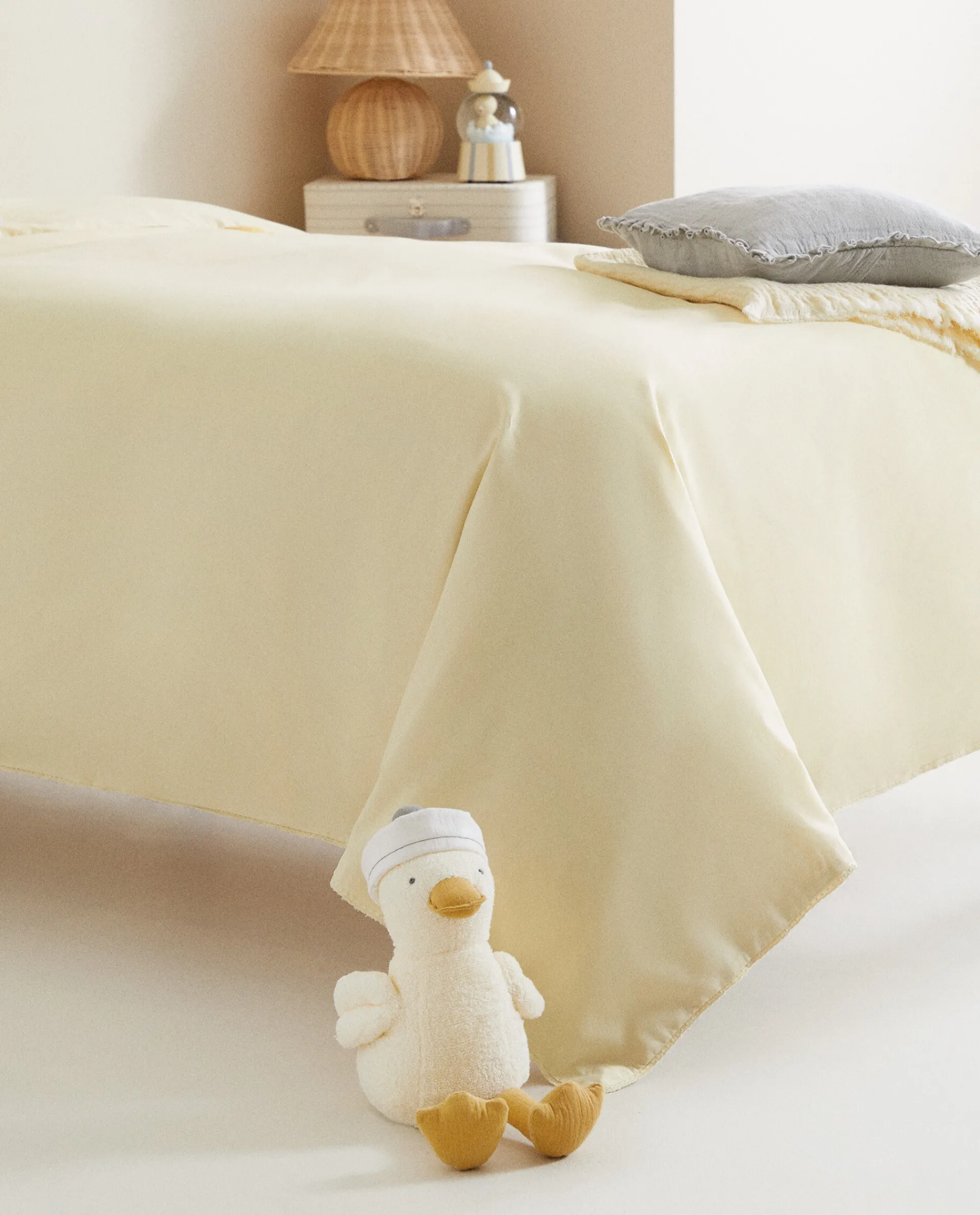 Duvet Covers*ZARA Home Solid Color Cotton Duvet Cover Yellow