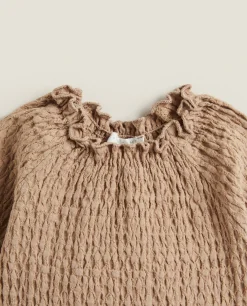 Clothing And Footwear*ZARA Home Solid Color Shirt Brown