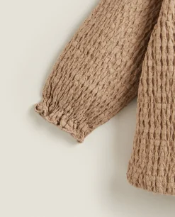 Clothing And Footwear*ZARA Home Solid Color Shirt Brown