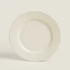 Dinner Plates*ZARA Home Speckled Stoneware Dinner Plate Ecru