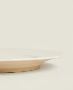 Dinner Plates*ZARA Home Speckled Stoneware Dinner Plate Ecru