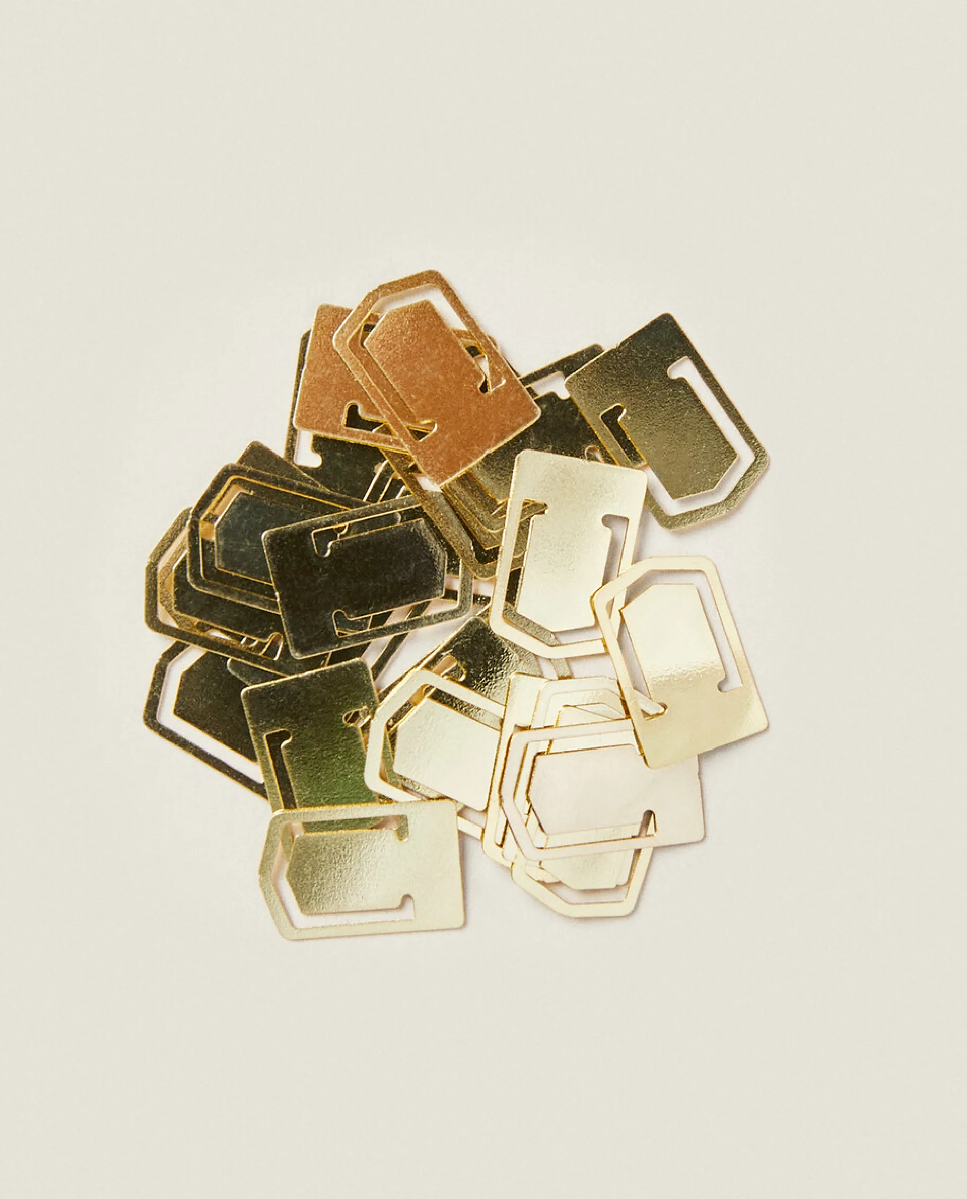 Stationery*ZARA Home Steel Clips (Pack Of 50) Golden