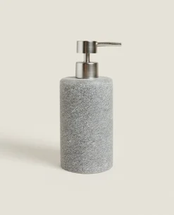 Dispensers*ZARA Home Stone Resin Dispenser Grey