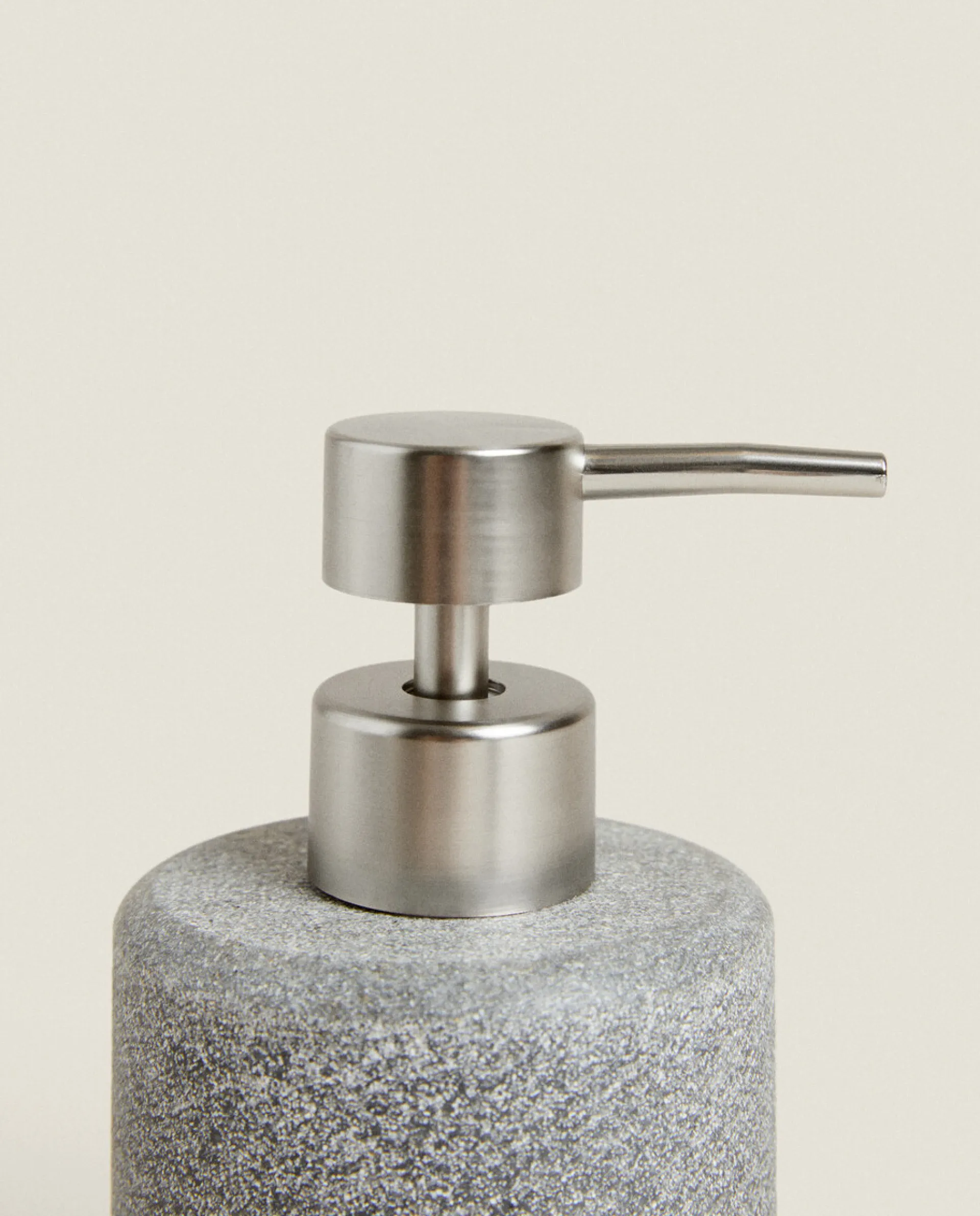 Dispensers*ZARA Home Stone Resin Dispenser Grey
