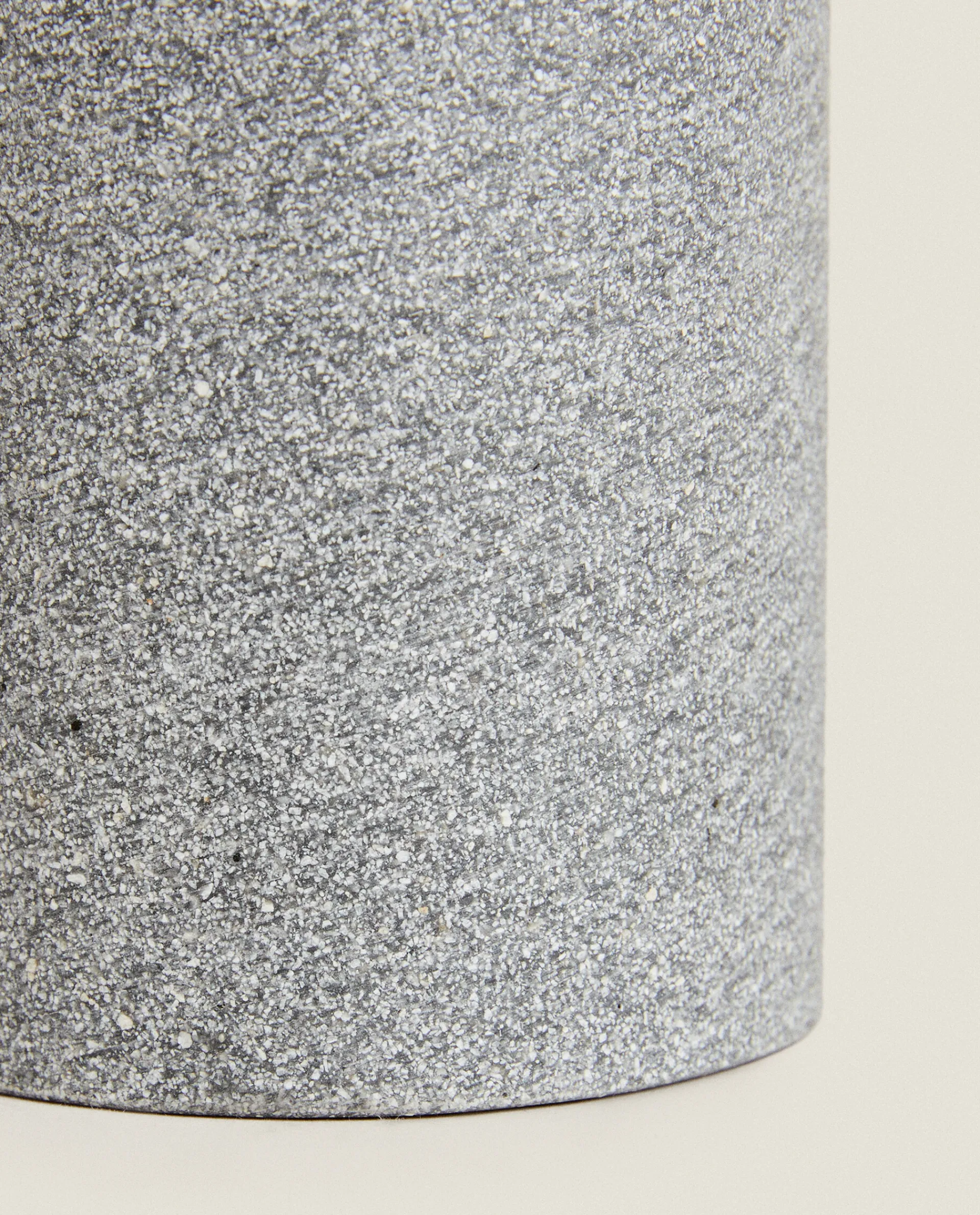 Glasses*ZARA Home Stone Resin Tumbler Grey