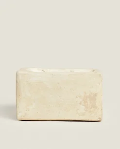 Candles*ZARA Home Stone Style Candle Beige