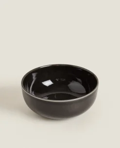 Bowls*ZARA Home Stoneware Bowl Black