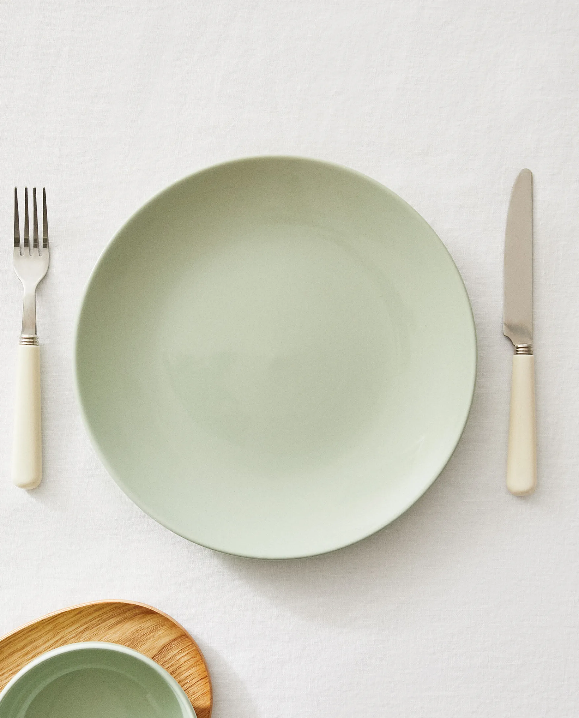 Dinner Plates*ZARA Home Stoneware Dinner Plate Green