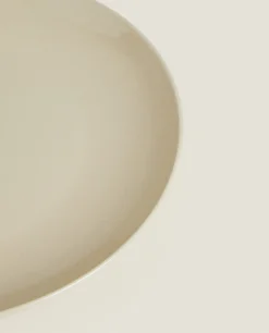 Dinner Plates*ZARA Home Stoneware Dinner Plate Toffee