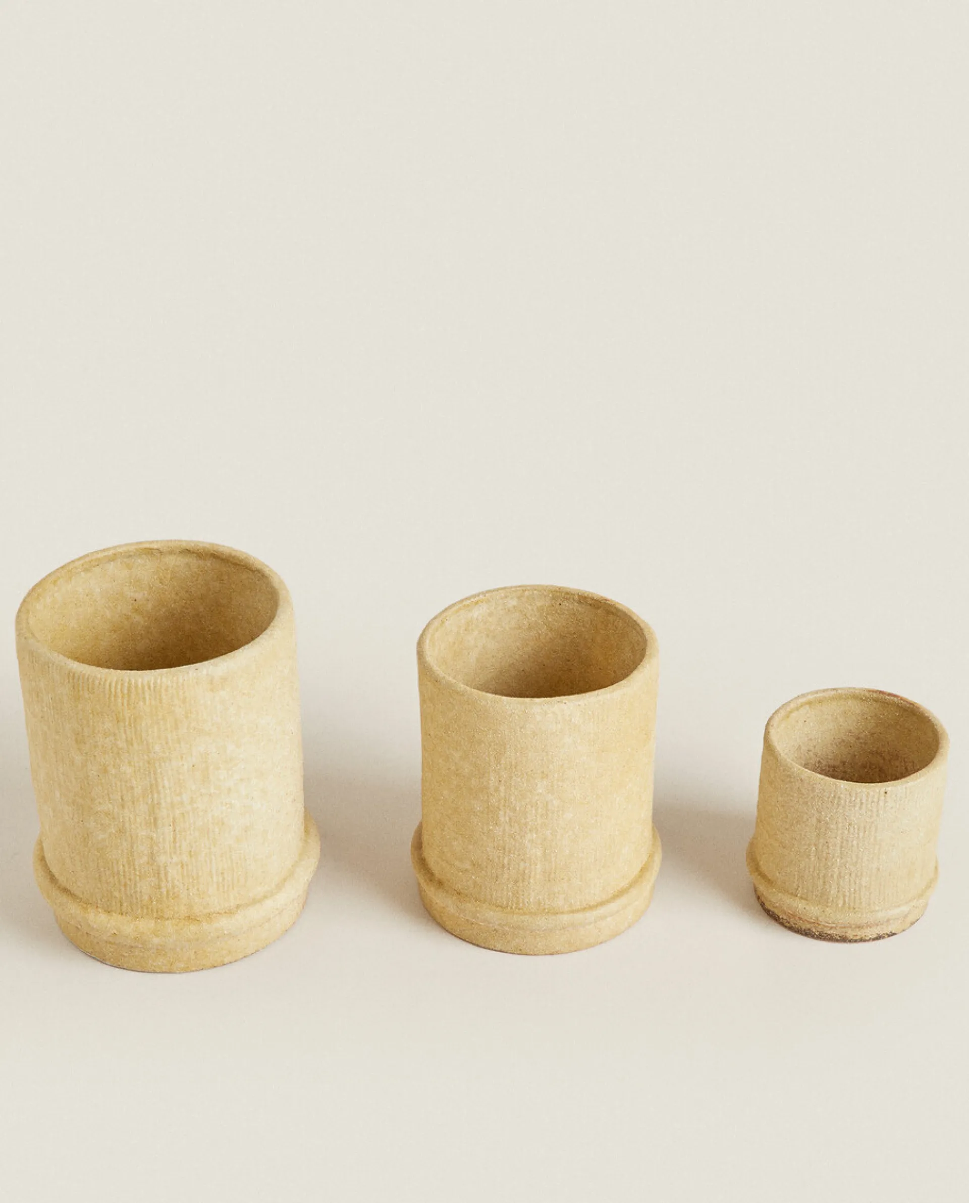 Flowerpots*ZARA Home Stoneware Flowerpot Sand