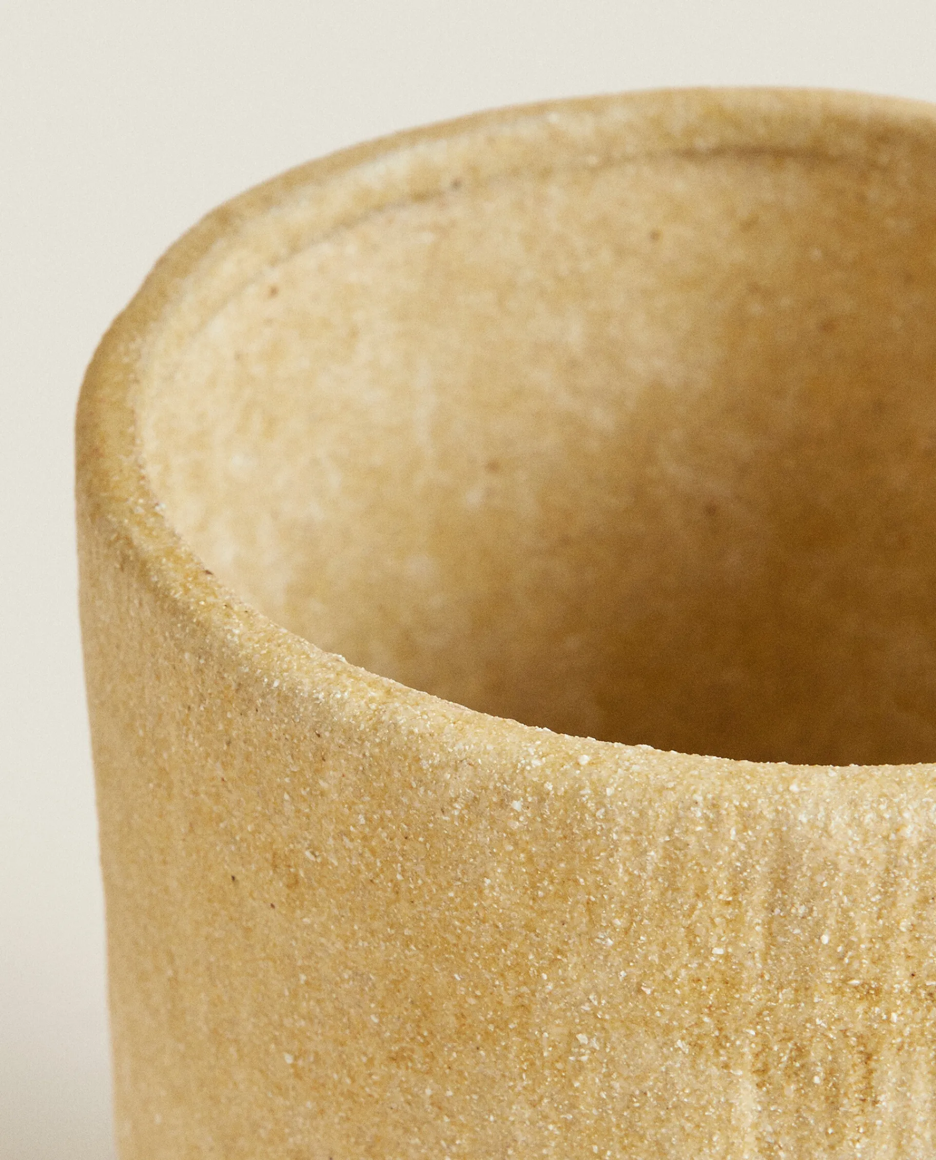 Flowerpots*ZARA Home Stoneware Flowerpot Sand