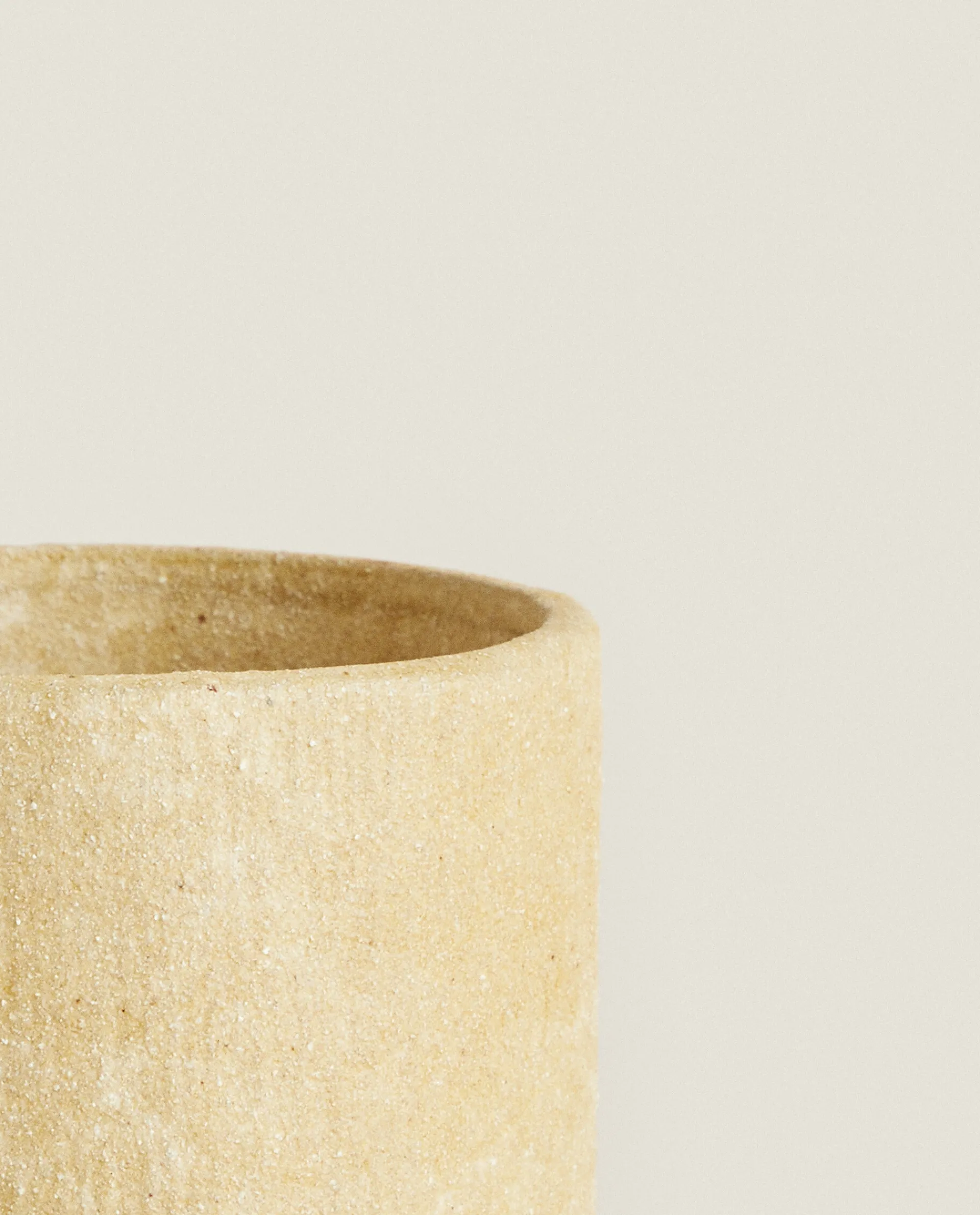 Flowerpots*ZARA Home Stoneware Flowerpot Sand