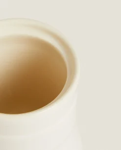 Kitchen Accessories*ZARA Home Stoneware Jam Jar Cream
