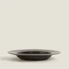 Soup Plates*ZARA Home Stoneware Soup Plate Black