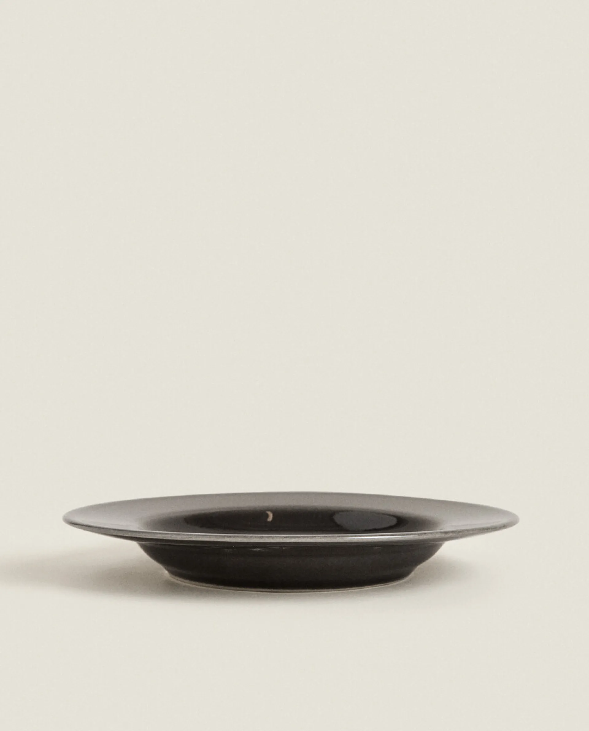Soup Plates*ZARA Home Stoneware Soup Plate Black