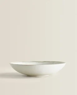 Soup Plates*ZARA Home Stoneware Soup Plate Cream
