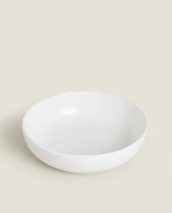 Soup Plates*ZARA Home Stoneware Soup Plate White