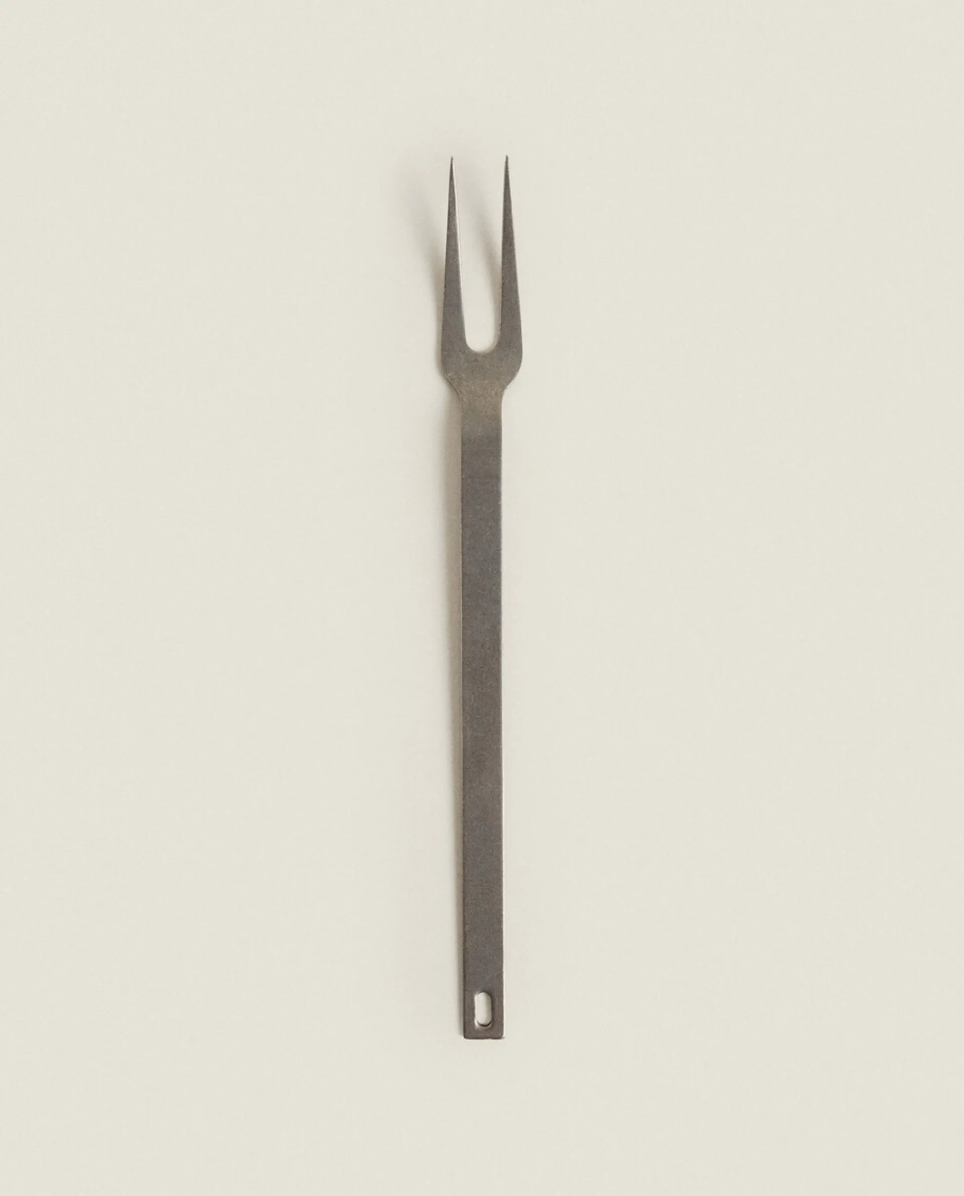 Kitchen Utensils*ZARA Home Stonewashed Fork Steel