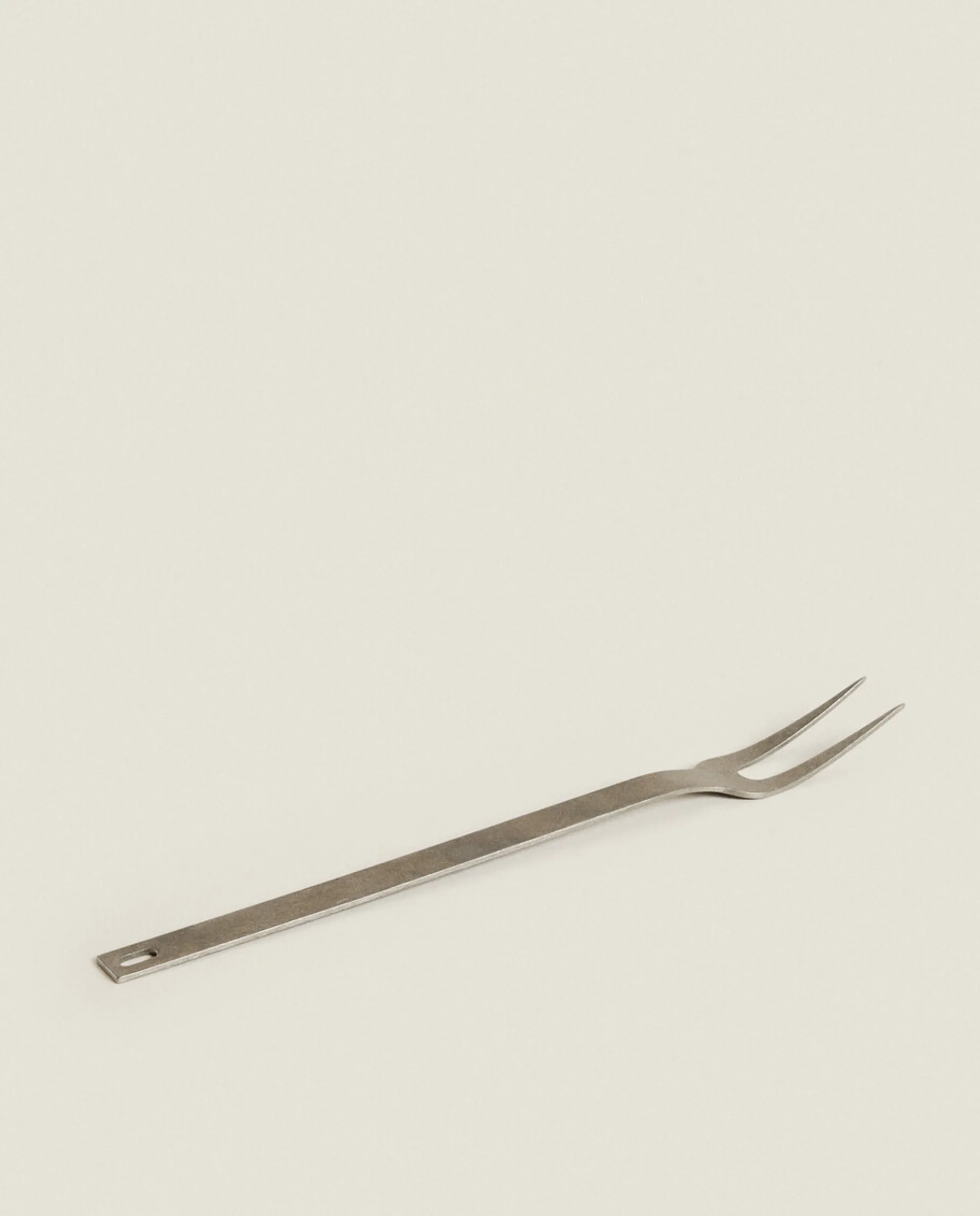 Kitchen Utensils*ZARA Home Stonewashed Fork Steel