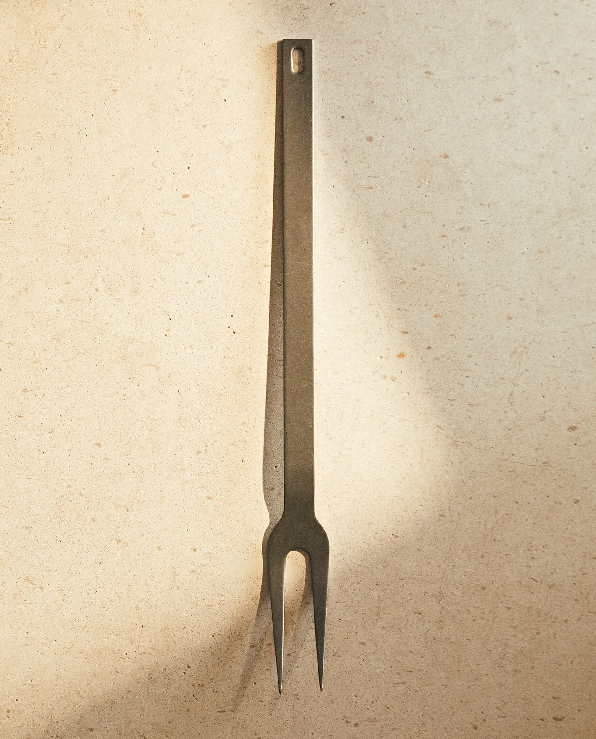 Kitchen Utensils*ZARA Home Stonewashed Fork Steel