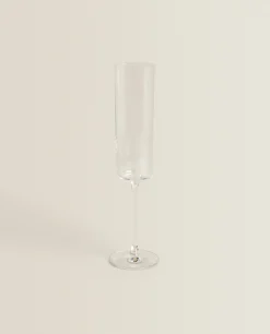 Glasses And Flutes*ZARA Home Straight Crystalline Sparkling Wine Flute Transparent