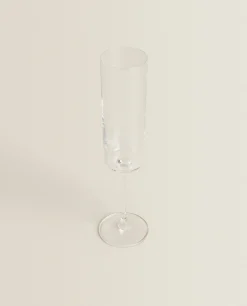 Glasses And Flutes*ZARA Home Straight Crystalline Sparkling Wine Flute Transparent