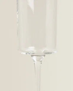 Glasses And Flutes*ZARA Home Straight Crystalline Sparkling Wine Flute Transparent